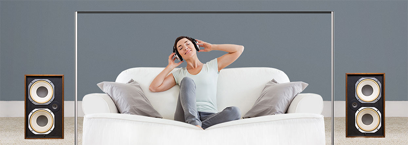 Smart Tivi TCL 50 inch L50C1-UF - Kết nối không dây với loa Smart Tivi TCL 50 inch L50C1-UF - Kết nối không dây với loa