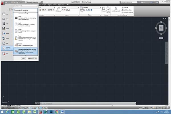Hướng dẫn lấy lại File cad qua chức năng