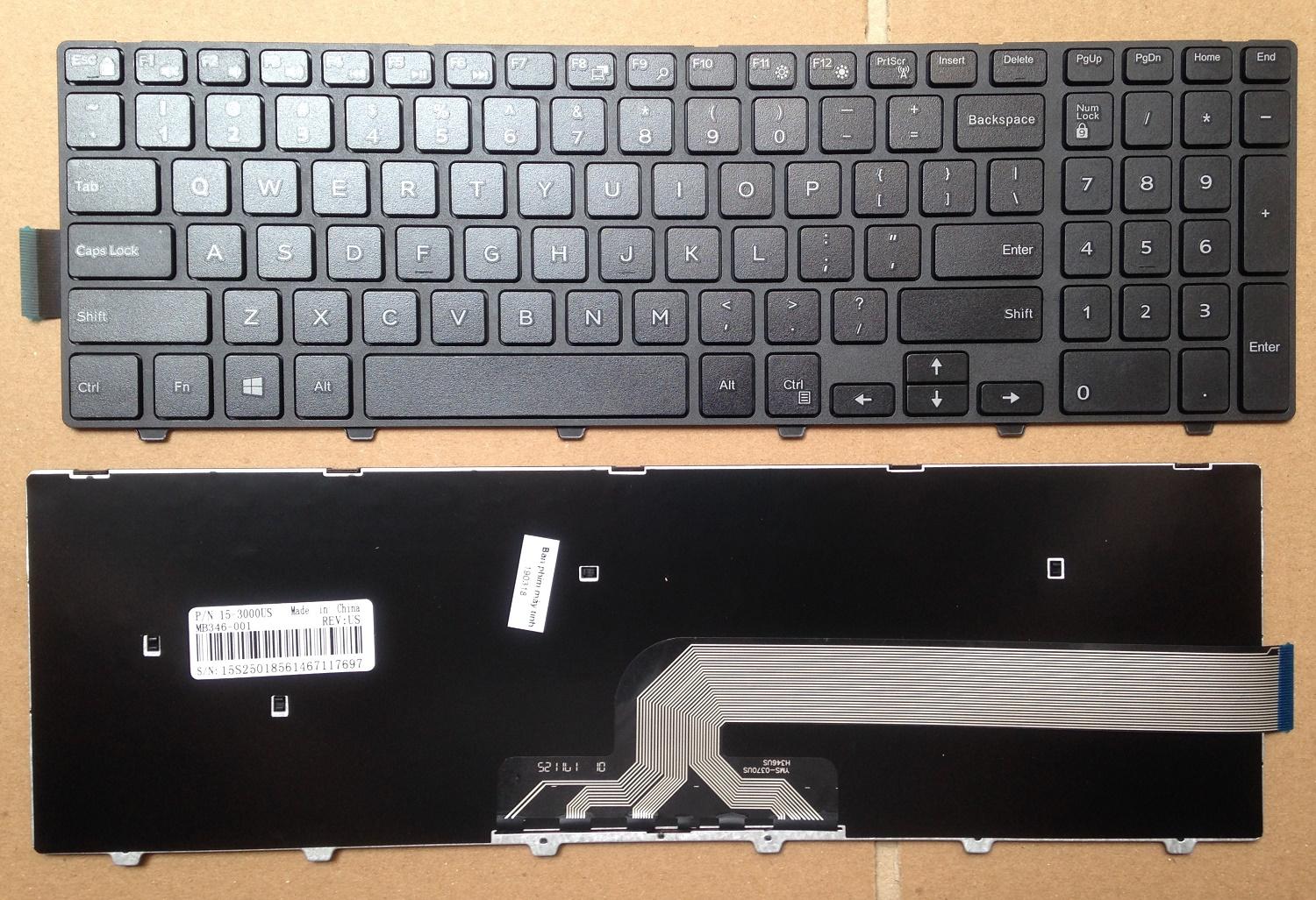 Keyboard Dell Inspiron 15R chính hãng,  giá rẻ tại Sơn Đạt.,JSC