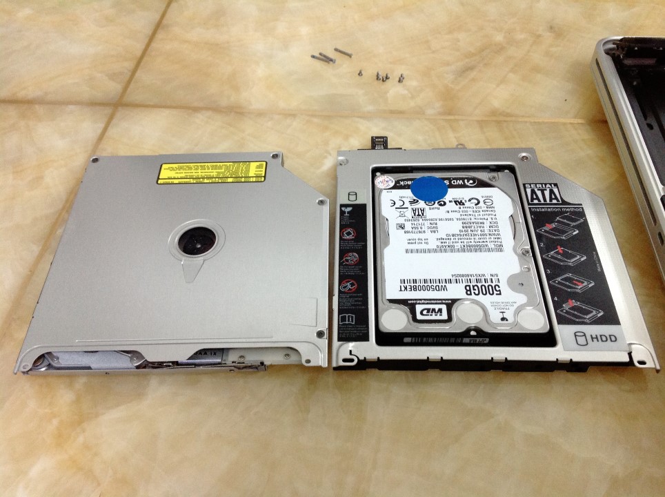 Caddy bay – Lắp thêm ổ cứng thứ 2 cho laptop