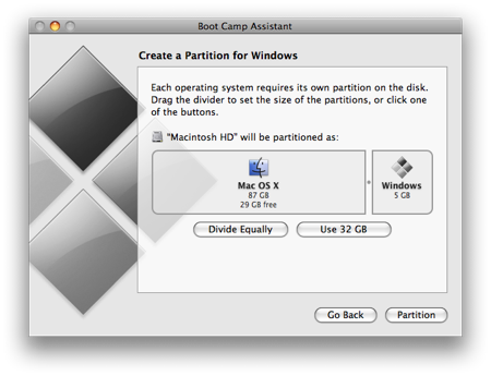 Create a Partition Create a Partition