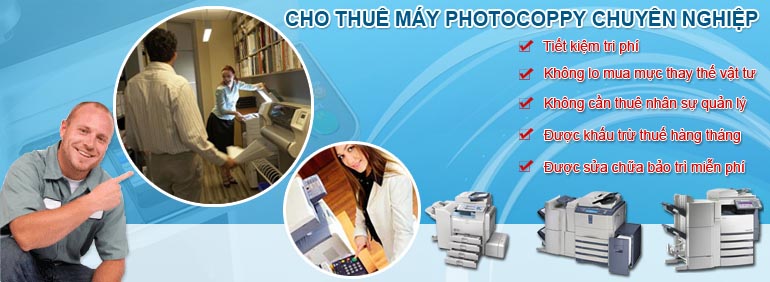 Cho thuê máy photo giá rẻ tại Hải Phòng