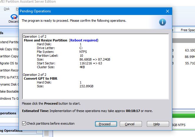 Thủ thuật chuyển ổ cứng chuẩn MBR <=> GPT không cần cài lại windows đơn giản