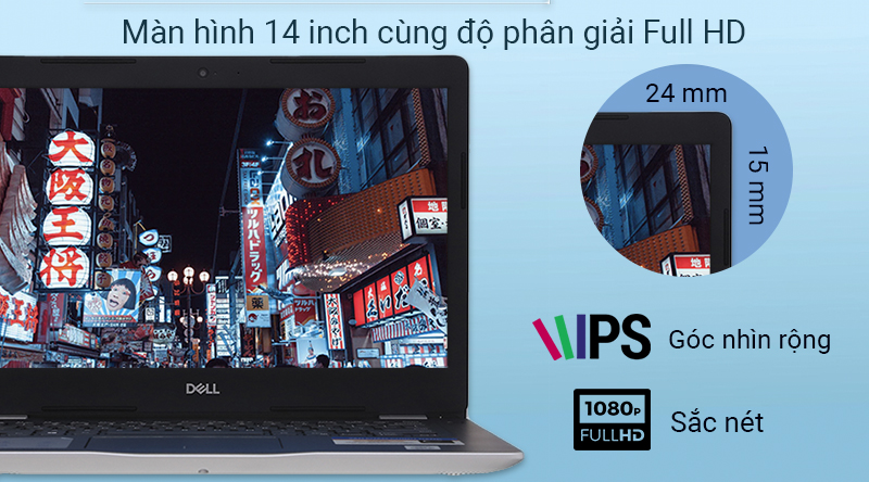 Laptop Dell Inspiron 3493 xem thoải mái hơn với kích thước 14 inch cùng công nghệ IPS. Laptop Dell Inspiron 3493 xem thoải mái hơn với kích thước 14 inch cùng công nghệ IPS.