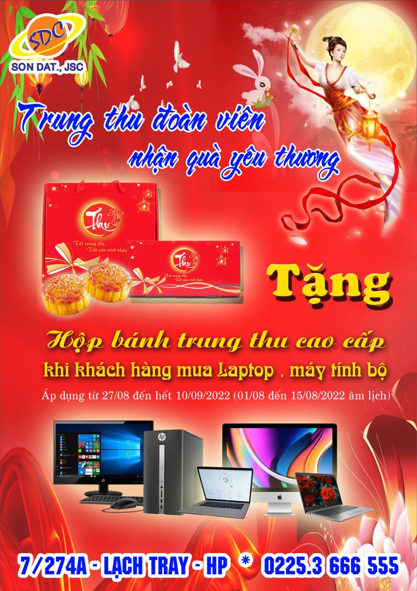 TRUNG THU HÂN HOAN - RỘN RÀNG QUÀ TẶNG TẠI SƠN ĐẠT.,JSC
