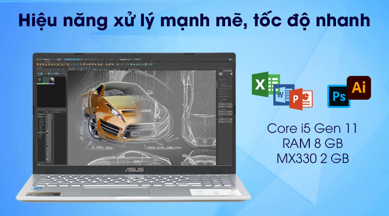 Asus X515EP-EJ268T chính hãng, chất lượng tại Sơn Đạt.,JSC