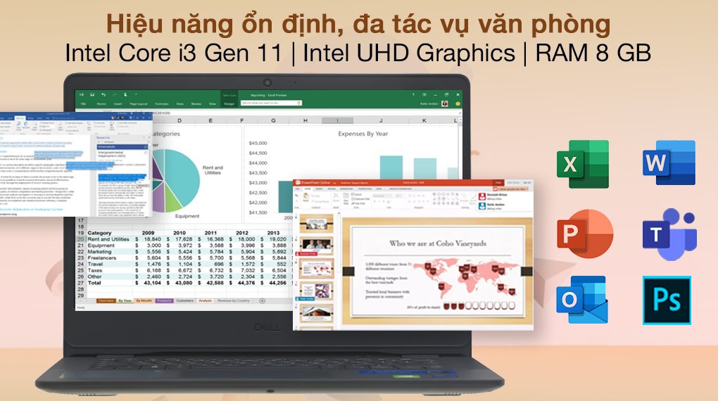 Dell Vostro 3400 70270644 uy tín, chất lượng tại Hải Phòng
