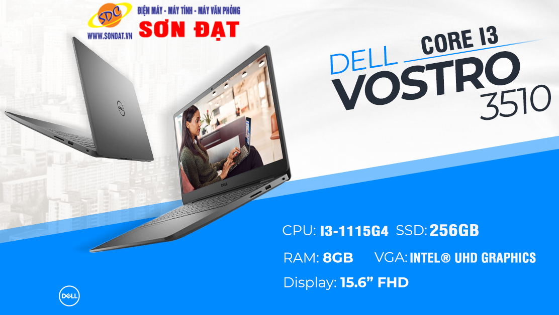 Dell Vostro 3510 Core i3 chính hãng, giá tốt Hải Phòng