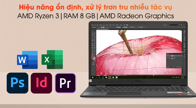Notebook Dell Inspiron 3505 giá rẻ, chất lượng tại Sơn Đạt.,JSC