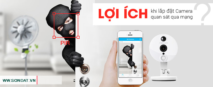 Lợi ích của việc lắp đặt camera giám sát