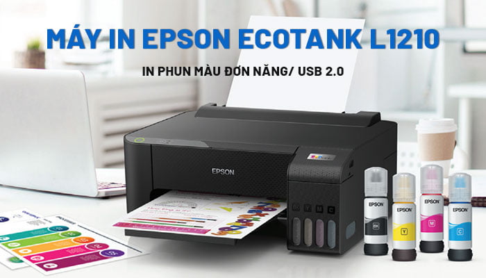 Máy in Epson L1210 chính hãng, giá rẻ tại Sơn Đạt.,JSC