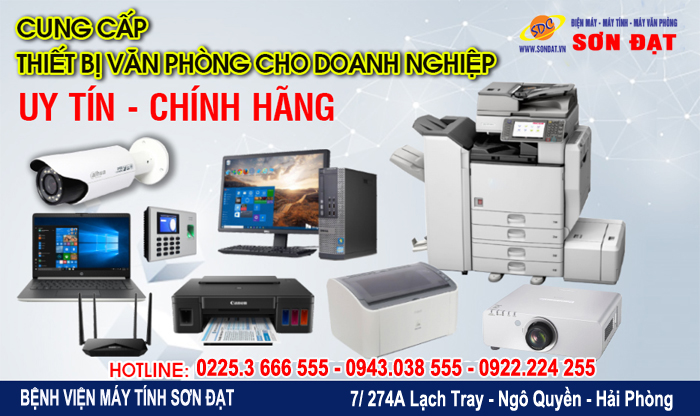 Cung cấp thiết bị máy văn phòng chính hãng Hải Phòng