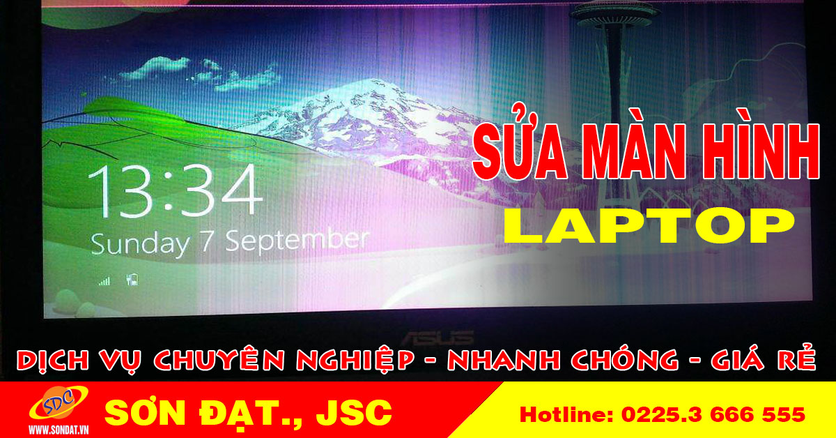 Sửa lỗi màn hình laptop bị nhòe, bị mờ, loang lổ