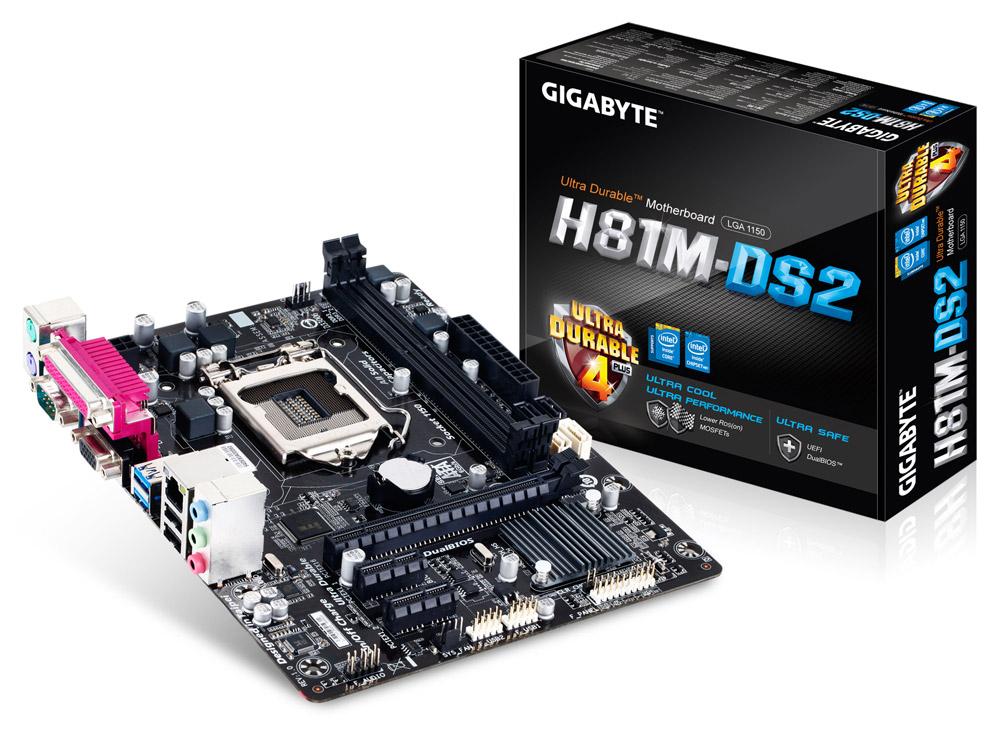 Mainboard Gigabyte H81M - DS2 (SK1150)