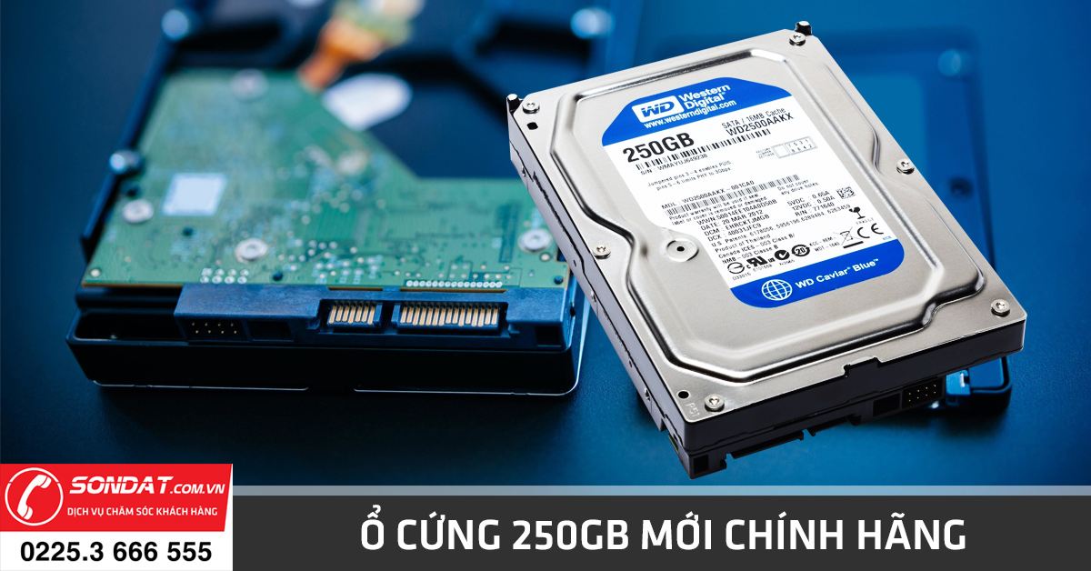 ổ cứng 250gb mới chính hãng