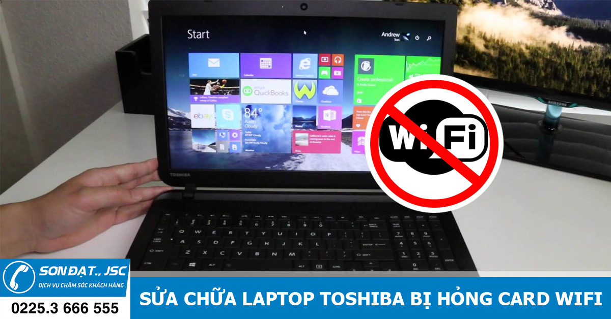 sửa chữa laptop toshiba hỏng wifi