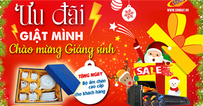 Tưng bừng khuyến mãi chào đón giáng sinh và năm mới 2021