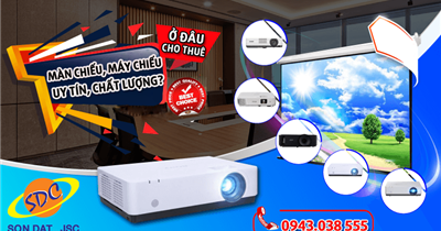 Ở đâu cho thuê màn chiếu, máy chiếu chất lượng, uy tín tại Hải Phòng?