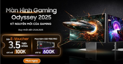 Samsung Odyssey 2025: Bước Nhảy Vọt Của Màn Hình Gaming - 3D Không Kính, OLED 4K 240Hz & Kích Thước Tối Đa 49 Inch
