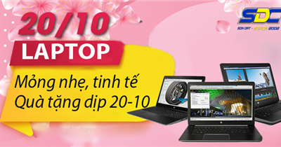 Những chiếc laptop mỏng nhẹ, thanh lịch là quà tặng 20/10 tinh tế
