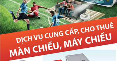 Ở đâu chuyên cho thuê màn chiếu, máy chiếu uy tín, giá tốt Hải Phòng?