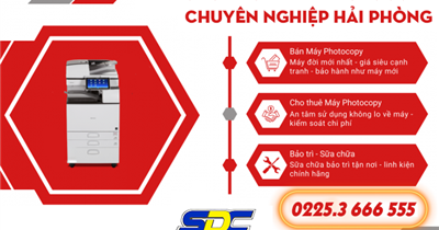 Cho thuê máy Photocopy Chuyên nghiệp tại Hải Phòng | Uy tín & Giá Tốt