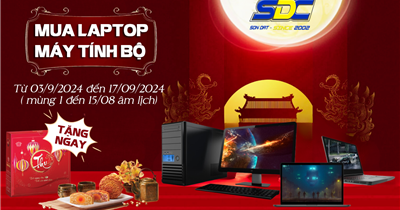 Sơn Đạt.,JSC tặng bánh trung thu cho khách hàng mua laptop và máy bộ (PC)