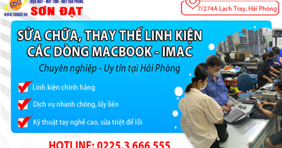 Dịch vụ sửa chữa PC - IMAC chuyên nghiệp, uy tín số 1 Hải Phòng