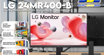 LG ra mắt màn hình 23.8-inch 24MR400-B có tần số quét siêu nhanh