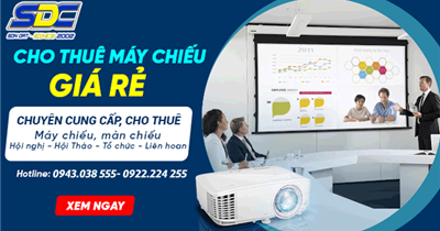 Đơn giá dịch vụ cho thuê màn chiếu, máy chiếu uy tín tại Sơn Đạt.,JSC