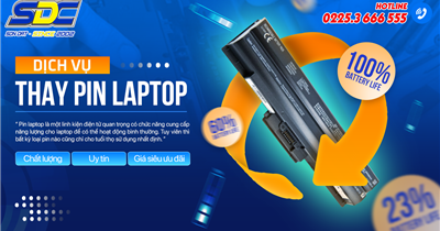 Thay pin laptop LẤY NGAY - GIÁ RẺ hàng đầu tại Hải Phòng