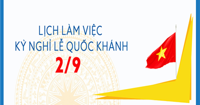 SƠN ĐẠT., JSC trân trọng thông báo lịch làm việc kỳ nghỉ lễ Quốc khánh 2/9