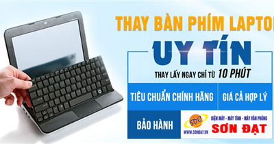 Thay bàn phím laptop giá rẻ, chất lượng tại Hải Phòng
