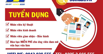 Sơn Đạt.,JSC thông báo tuyển dụng các vị trí 2023