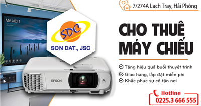 Cho thuê máy chiếu văn phòng, dạy học, hội thảo giá rẻ, uy tín tại Hải Phòng