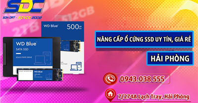 Sơn Đạt.,JSC nâng cấp ổ cứng SSD chuyên nghiệp, uy tín số 1 Hải Phòng