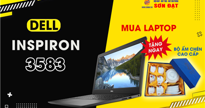 Khuyến mãi: Mua Notebook Dell Insprion 3583 nhận ngay bộ ấm chén cao cấp