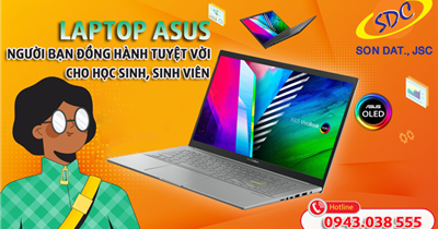 Laptop Asus- Người bạn đồng hành tuyệt vời cho học sinh, sinh viên