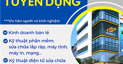 Bệnh Viện Máy Tính Sơn Đạt mở đợt tuyển dụng nhân sự 2024