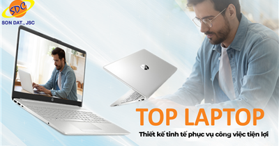 Top laptop có thiết kế mỏng nhẹ, tinh tế, hỗ trợ công việc, học tập hiệu quả 