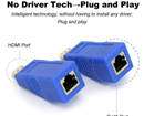 Thiết bị kéo dài tín hiệu HDMI khoảng cách 30m bằng cáp mạng