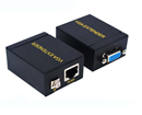 Bộ khuếch đại và kéo dài cáp VGA qua cáp mạng RJ45 (CAT 5 / CAT 6) 60M