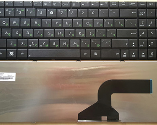 Keyboard Asus X52 X53 K52 A52 K53 K72 K73 G51 N50 G60 G72 G73 UL50 X64 X66 X72 U50 N60 N61 N73 A53 A73 X73SD X55C cáp cong đen