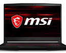 Notebook MSI GF63 10SC 468VN BLACKCore I5-10500H/DDR IV 8GB (3200MHz)/ 512GB NVMe PCIe SSD/GTX1650 Max Q, GDDR6 4GB/ 15.6"