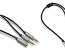 Cable Audio 3,5mm âm ra 2 đầu 3,5mm 1 Mic 1 loa chính hãng Ugreen UG-20899