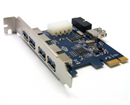 Card chuyển đổi PCI Express sang USB 3.0 4 port