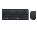 Bộ bàn phím chuột không dây Rapoo 9050M - 2.4GHz + Bluetooth 5.0, Màu xám đen, Full size 75% 78 phím, Scissor Switch, 1600DPI, Pin sạc Lithium