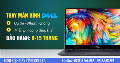 Thay màn hình Dell Inspiron 5584 N5I5353W Core i5 chính hãng, giá tốt tại Sơn Đạt.,JSC