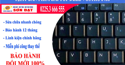 Thay bàn phím laptop Dell Vostro 5468 chính hãng, giá rẻ tại Hải Phòng