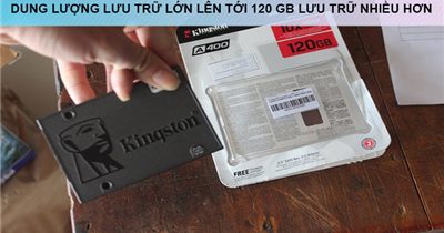 Thay Ổ cứng SSD Kingston 120Gb – SA400 nhanh chóng, lấy ngay tại Bệnh viện máy tính Sơn Đạt